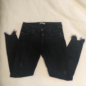 Zara black denim